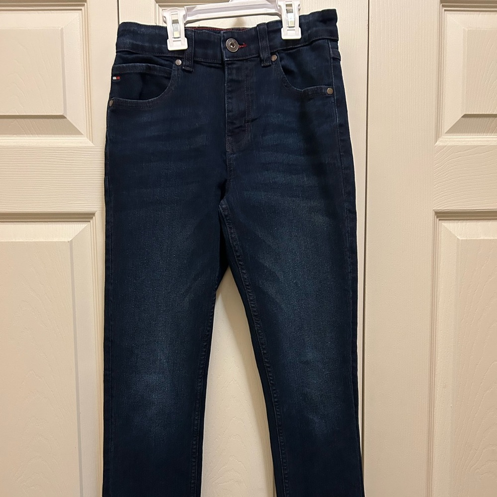 Tommy Hilfiger Dark Blue Stretch Straight Jeans